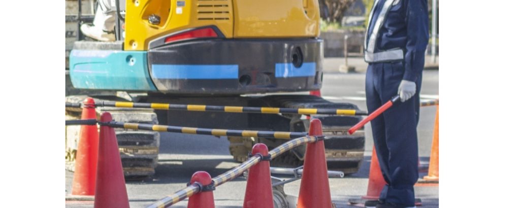 道路工事の様子